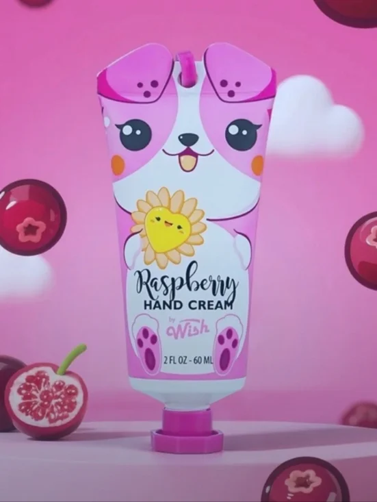 WISH-Animal Hand Creams - (Raspberry, Peppermint, Peach, Cotton Candy) - Picture 5 of 5